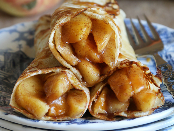 Apple Crepes Caramelised with Butter | Goldenfry